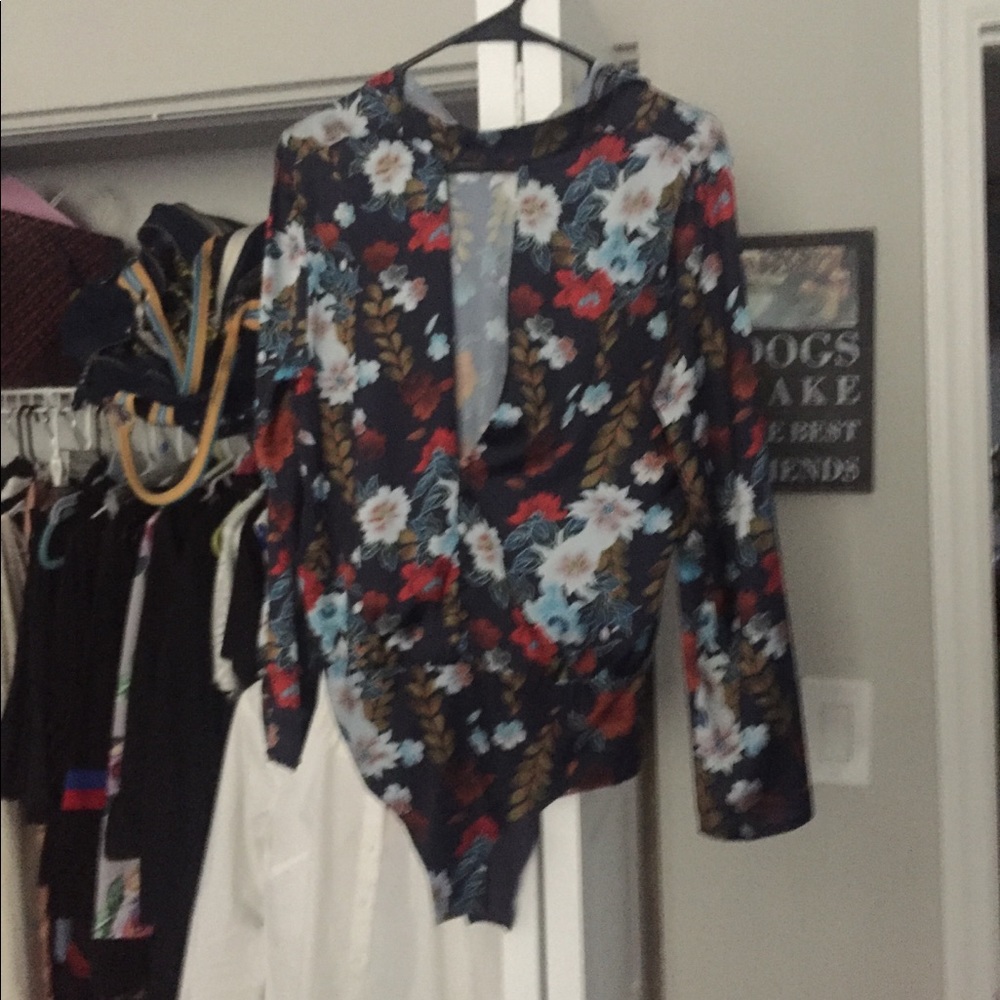Zara- Silk like Zara bodysuit